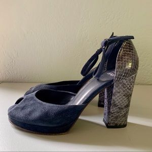 CASTAÑER - peep toe block heels